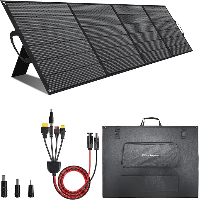 400W Portable Solar Panel for Power Station Generator,400 Watt Foldable Solar Panel Charger with