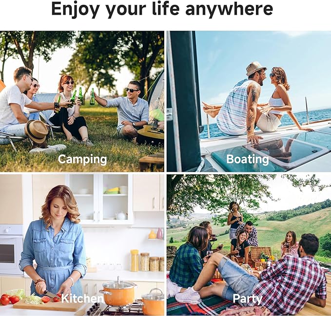 BODEGACOOLER 12 Volt Portable Refrigerator,53 Quart Car Fridge Dual Zone -4℉-68℉,50L Car Freezer
