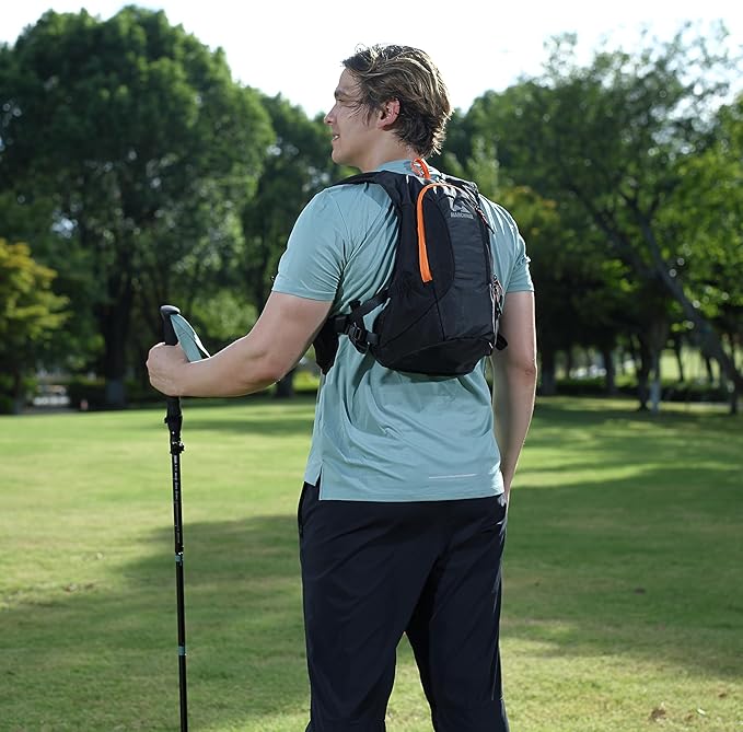 MARCHWAY Lightweight Hydration Backpack with Vest Style Straps & 2.5L TPU Water Bladder, Versatile