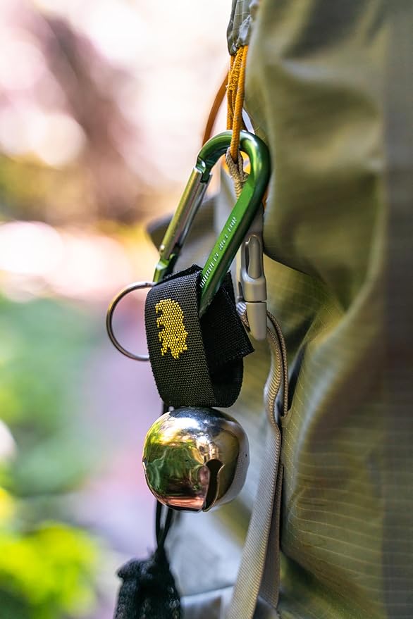 Coghlan's Magnetic Bear Bell with Silencer, Yellow ??Outdoor Safety for Hiking, Camping, and