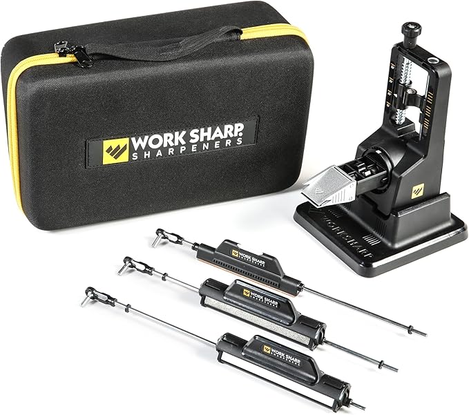 Work Sharp Precision Adjust Elite Knife Sharpener - Adjustable Knife Sharpening System - For
