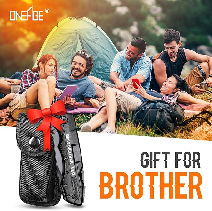 Gifts for Brother,?�BEST BROTHER EVER?�Multitool Knife,Brother Christmas Gifts,Birthday Gifts Ideas