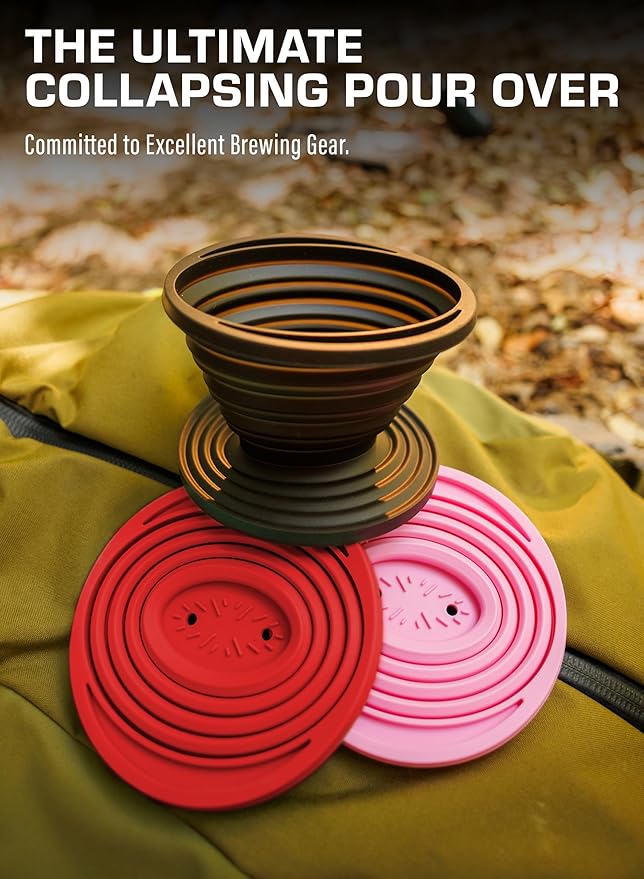 COLETTI Sierra Camping Pour Over Coffee Dripper ??Collapsible Pour Over Coffee Dripper ??Includes