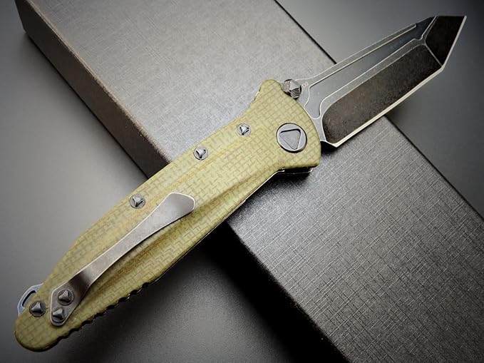 Eafengrow EF55 Pocket Knife Folding Knife G10 Handle D2 Steel Blade Folder EDC Tool Knifes for