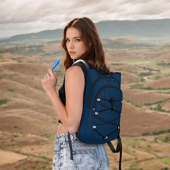 Hydration Backpack - Lightweight Water Backpack with 2L Water Bladder Bag, Running Hydration Vest