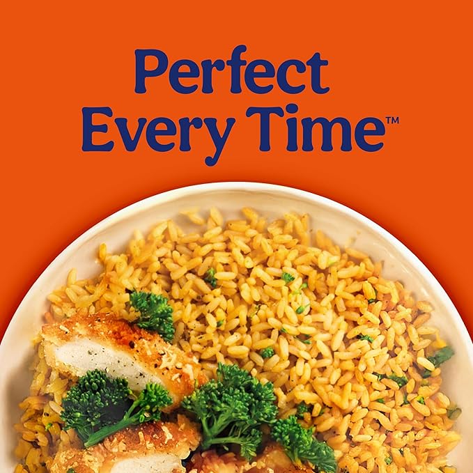 BEN'S ORIGINAL Ready Rice Cheddar Broccoli Flavored Rice, Easy Dinner Side, 8.5 oz Pouch (Pack of