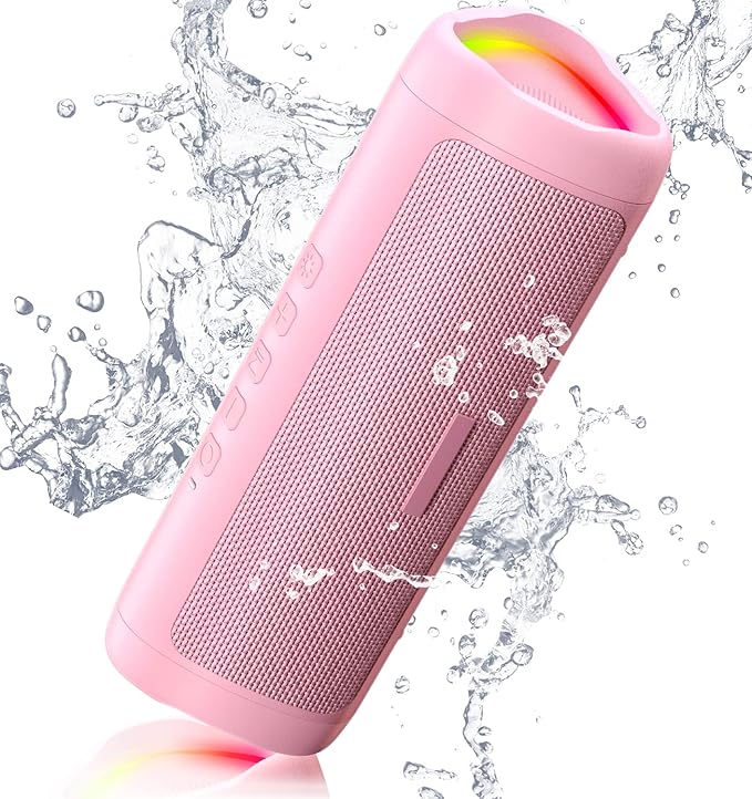 Bluetooth Speaker with HD Sound, Portable Wireless, IPX5 Waterproof, Up to 20H Playtime, TWS