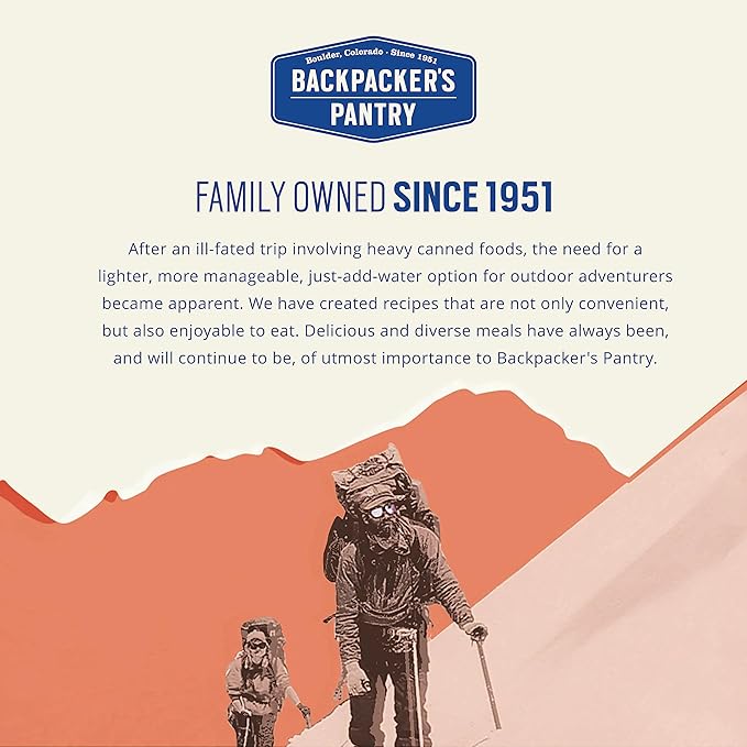 Backpacker's Pantry Organic Cinnamon Apple Oats & Quinoa, 1 Serving Per Pouch (6 Count), Freeze
