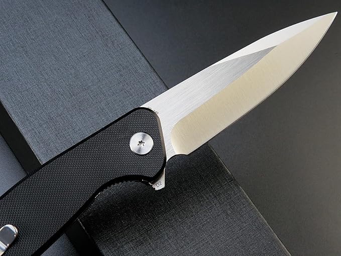 Eafengrow EF240 Folding Knife D2 Steel Blade G10 Handle EDC Tool Pocket Knives for Outdoor Working