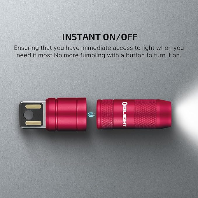 OLIGHT IMINI 2 EDC Rechargeable Keychain Flashlight, 50 Lumens Compact and Portable Mini LED