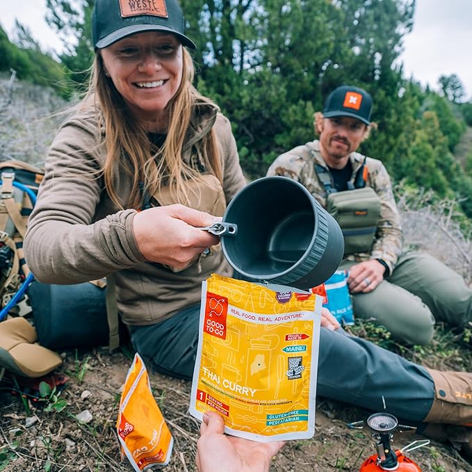 GOOD TO-GO Thai Curry | Camping & Backpacking Food | Just Add Water Backpacking Meals | Good To-Go