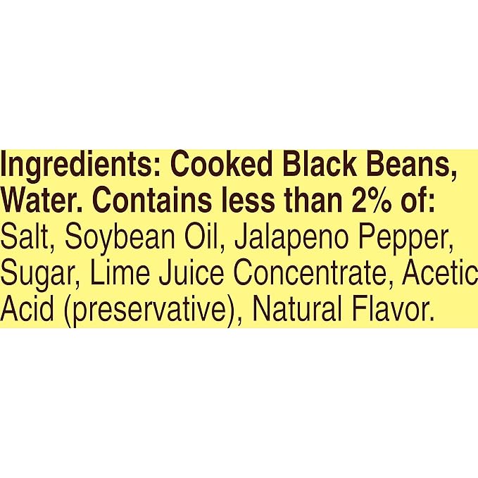 Old El Paso Black Bean Refried Beans, 16 oz. (Pack of 12)
