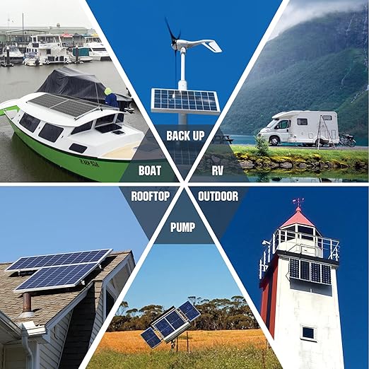 ECO-WORTHY 400 Watt 12 Volt Premium Solar Panel Kit :4pcs 100W Solar Panel+ 40A MPPT Charge