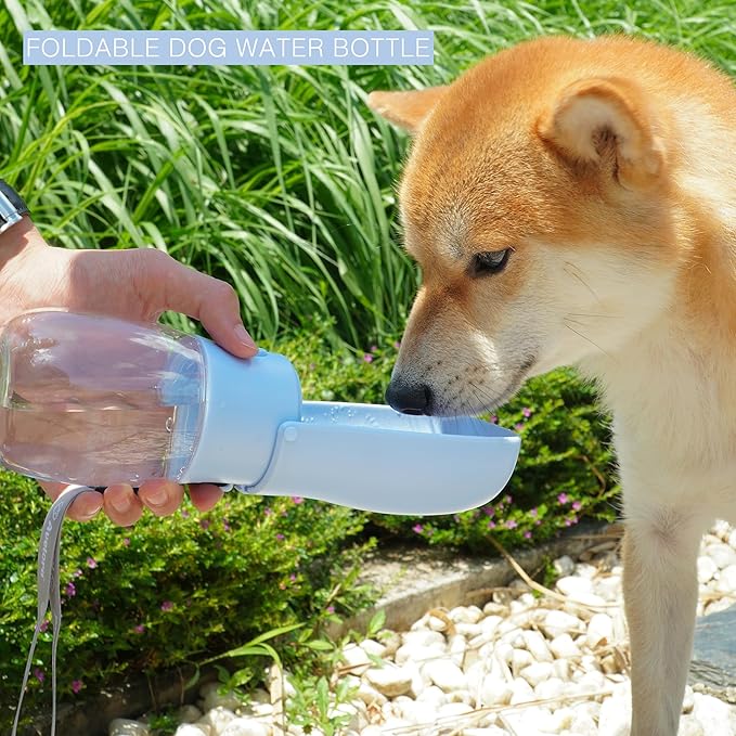Foldable Dog Water Bottle,Portable Water Dispenser,Outdoor Pet Water Bottle for