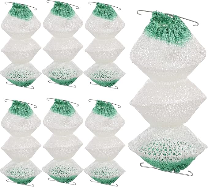 Thinp 6 Pcs Lantern Mantles,3-Layer Propane Lantern Mantles Insta-Clip 2#95 Mantles Gas Lantern