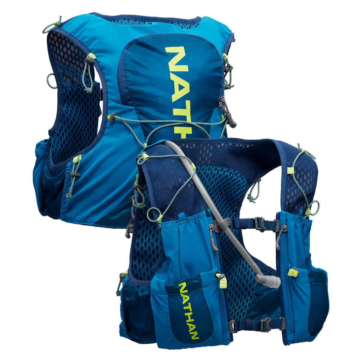 Nathan Vapor Air 3.0 7 Liter Hydration Vest w/ 2L Bladder, Air Mesh Shoulder Straps, Front Pockets