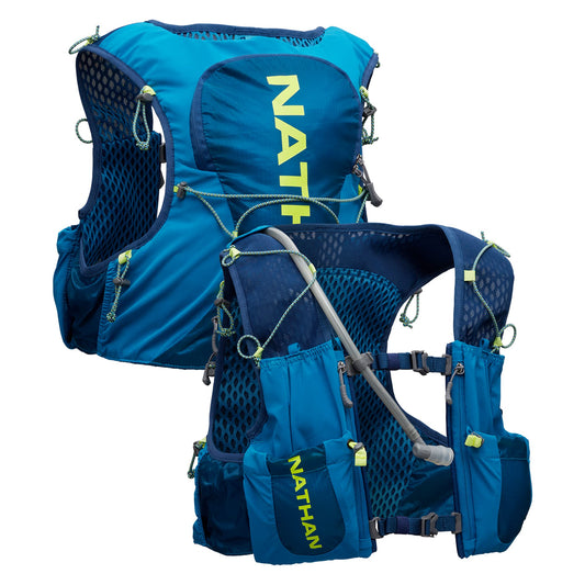 Nathan Vapor Air 3.0 7 Liter Hydration Vest w/ 2L Bladder, Air Mesh Shoulder Straps, Front Pockets