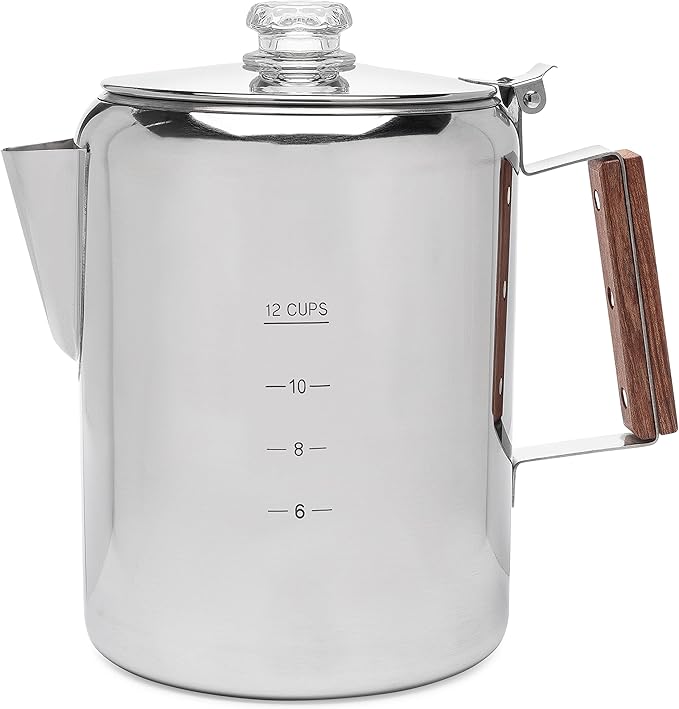 COLETTI Bozeman Percolator Coffee Pot — Camping Coffee Pot, Camping Coffee Makers – America’s