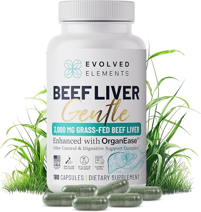 Beef Liver Gentle ??New Zealand Grass-Fed, Grass-Finished Desiccated Beef Liver Supplement with