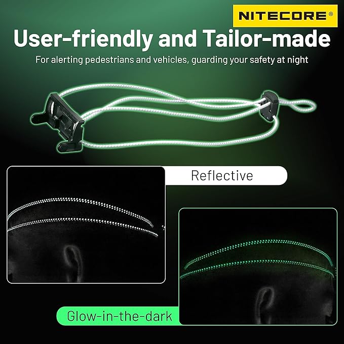 Nitecore NU21 360 Lumen Ultra Lightweight Outdoor Headlamp Dual Beam USB-C Rechargeable Headlight