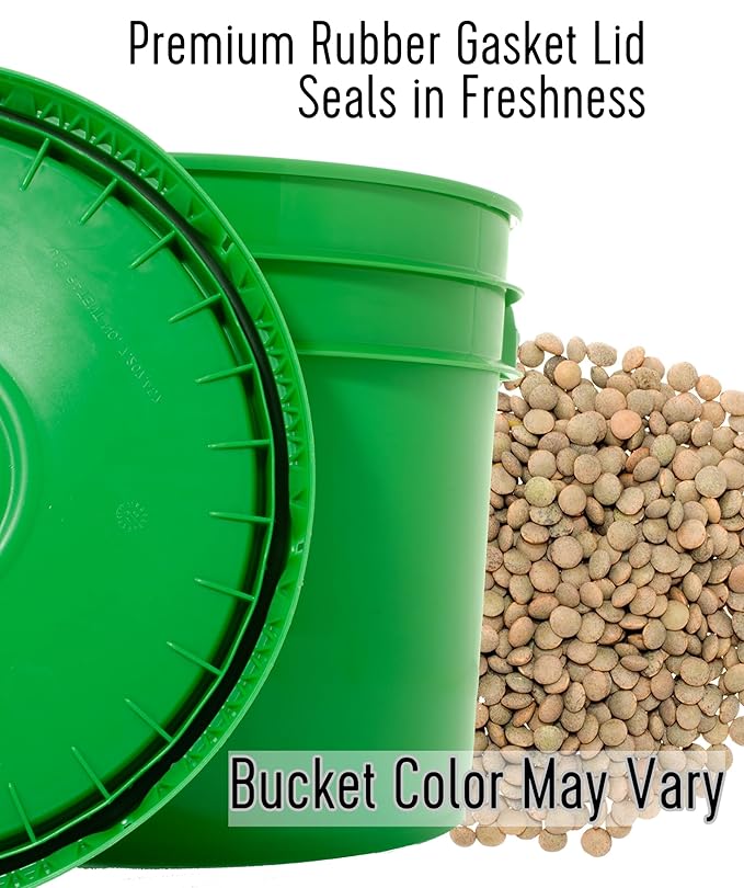 Palouse Brand Emergency Legume Bucket Supply | Certified Glyphosate Residue Free | 75 LBS |