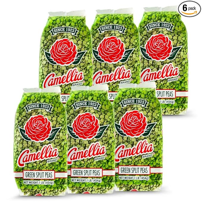 Camellia Brand Dried Green Split Peas – Premium Non-GMO Split Peas for Hearty Split Pea Soup
