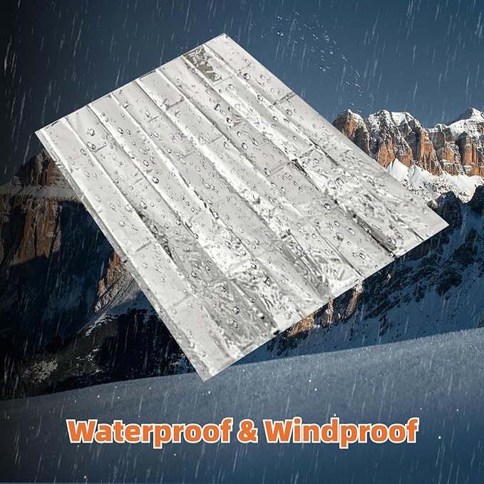 10 Pack Emergency Thermal Blanket Survival, Mylar Blankets for Outdoor, Space Blanket, Silver Foil