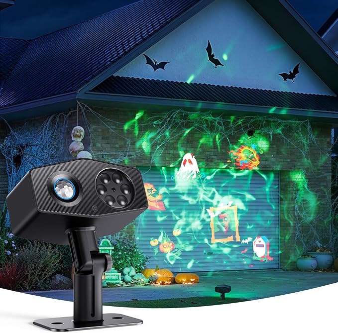 Govee Outdoor Decoration Projector Light, 20W LED Snowflake Projector, IP67 Waterproof, 180°