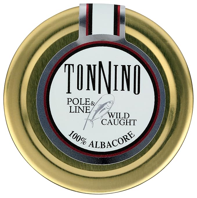 Tonnino Tuna Fish Albacore - Olive Oil in Truffle ??Pack of 6 ??Alternative to Salmon ??Protein