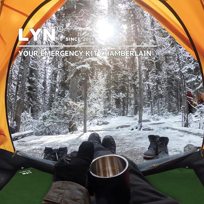 LYN Heavy Duty Emergency Blanket Survival Gear Waterproof Insulated Blanket Emergency Tarp for