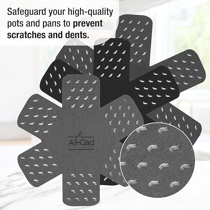 All-Clad Premium Cookware Protectors: Pot and Pan Protectors for Kitchen Organization - Perfect for