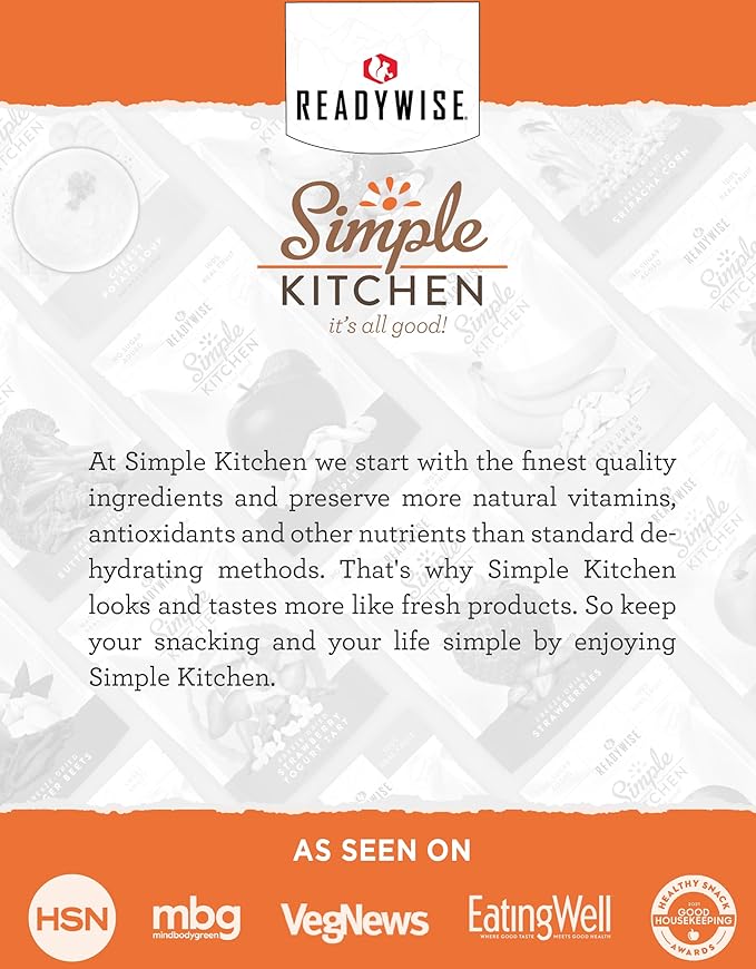 Simple Kitchen Homestyle Pancake Mix ??20 Servings for Family Meal Prep, Gluten Free & Freeze Dried