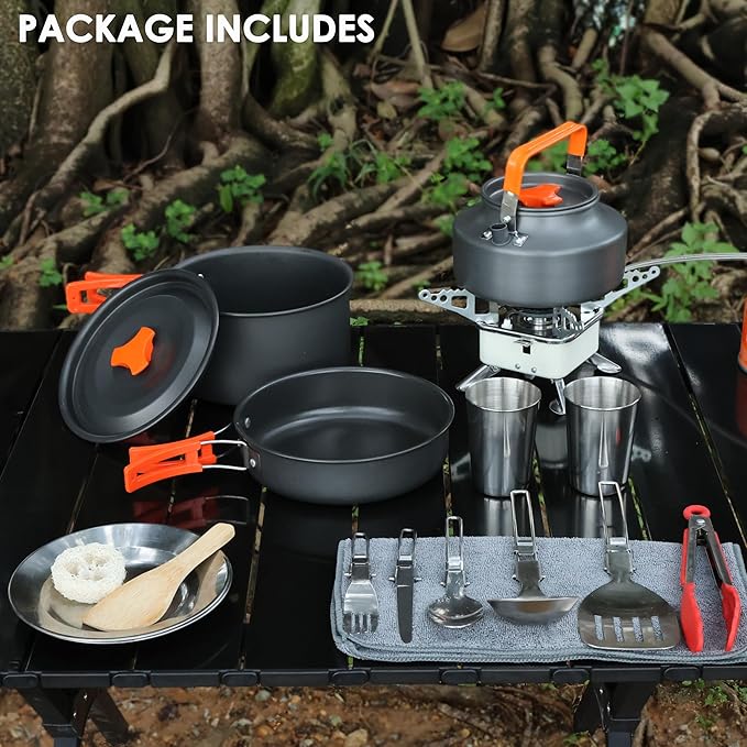 Camping Cookware Mess Kit