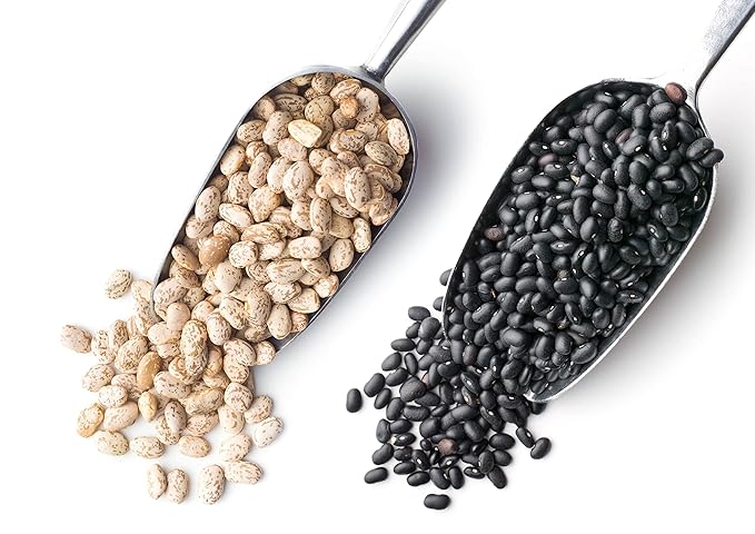 Food to Live Premium Dry Beans Bundle, 2 Pack - Black Beans (5 LB), Pinto Beans (5 LB), Non-GMO