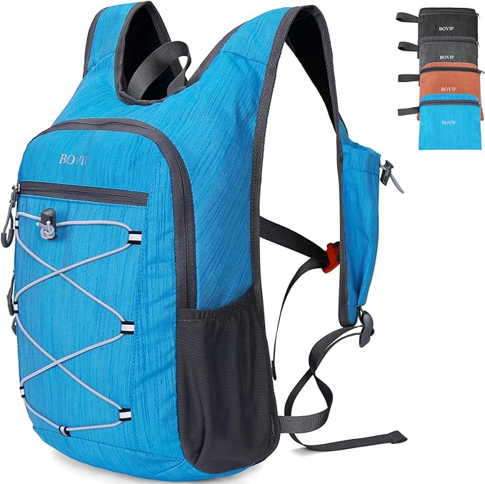 BOVIP 20L Hiking Backpack Lightweight Packable Hiking Daypack Small Travel Outdoor Foldable