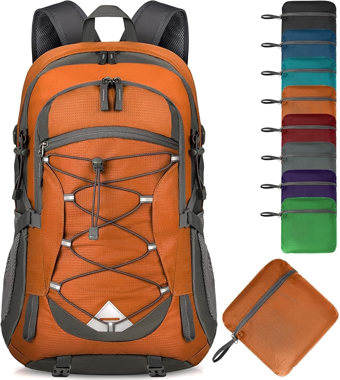 IGOLUMON Hiking Backpack 40L Packable Lightweight Camping Backpack Men Women Waterproof Hiking