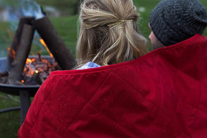 DOWN UNDER OUTDOORS Large Waterproof Windproof Extra Thick 350 GSM Quilted Fleece, or Sherpa