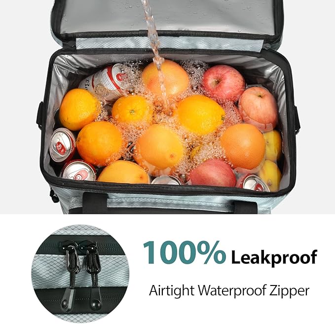 Maelstrom Collapsible Soft Cooler Bag, 24/30/60/75 Cans Beach Cooler, Ice Chest, Leakproof &