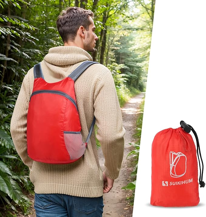 20L Ultra Hiking-Daypack Lightweight Foldable Travel Packable Backpack for Camping Cycling