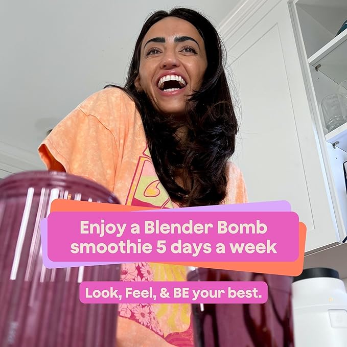 The Bomb Co. Blender Bomb, The OG, Superfood Smoothie Mix with Chia Seeds, Hemp Seeds, Flax Seeds