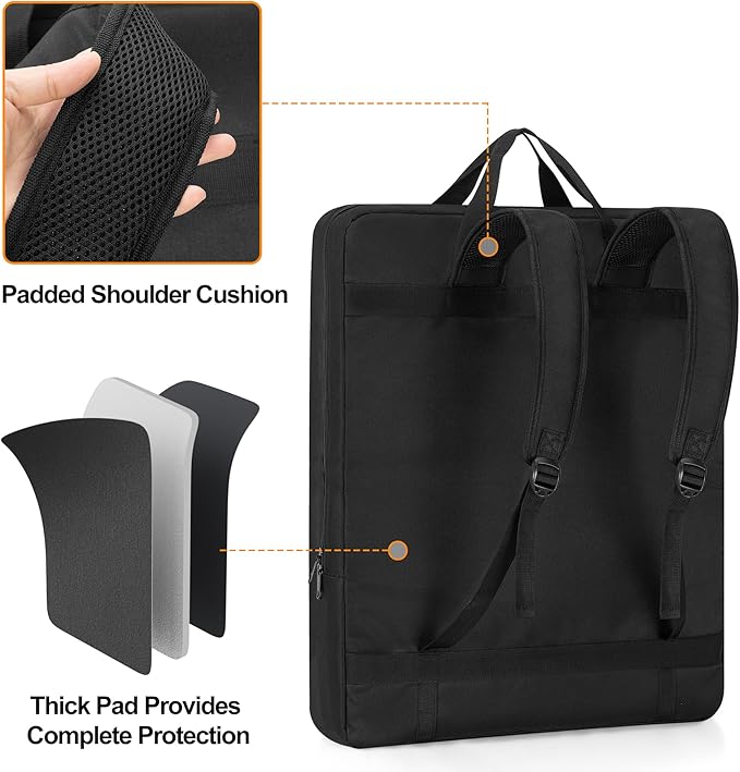 Solar Panel Storage Bag, Travel Backpack Compatible with Jackery SolarSaga 100W 100X 200W, Padded