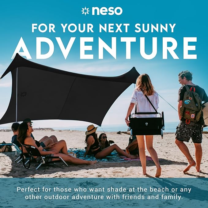 Neso Gigante - Portable Beach Tent - Ideal to Enjoy with Family and Friends - UPF 50+