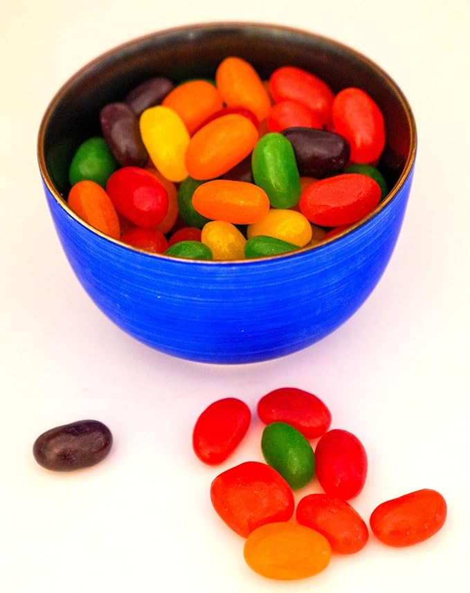 Jumbo Extra Large Fresh Chewy Fruit Flavored Jelly Beans - 1.5 lbs Fresh Bulk Assortment of Cherry