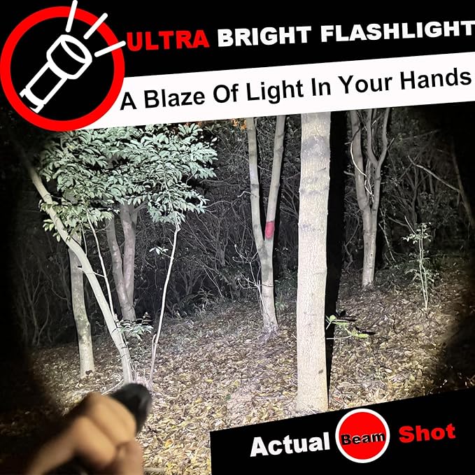 Flashlights High Lumens 6PCS, 1 Mode LED Flashlight Super Bright, Small Pocket Flashlight Bulk