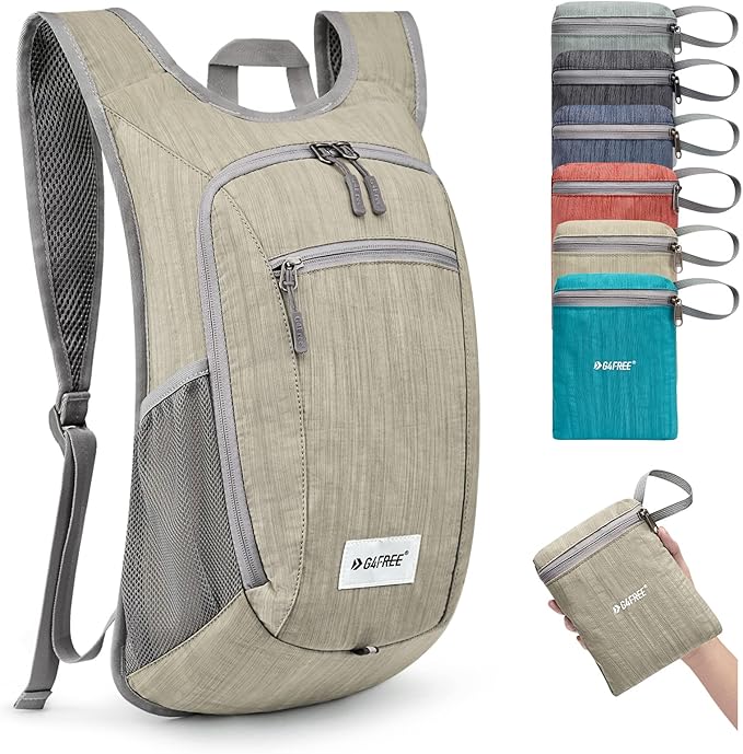 G4Free 10L/15L Hiking Backpack Lightweight Packable Hiking Daypack Small Travel Outdoor Foldable