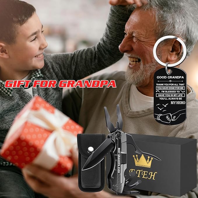Gifts for Grandpa from Granddaughter Grandson,Fathers Day Birthday Christmas Grandpa
