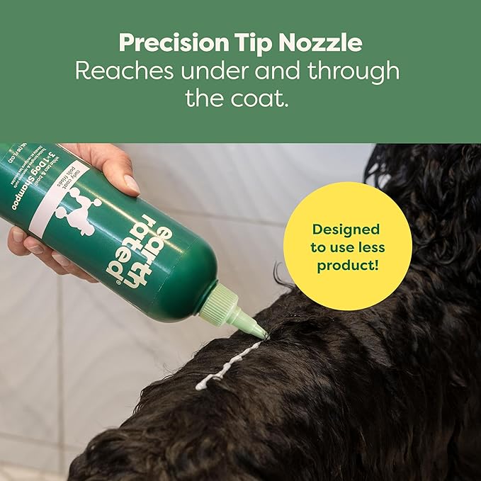 Earth Rated 3-in-1 Detangling Dog Shampoo and Conditioner, Deodorizing Oatmeal Shampoos for Dogs