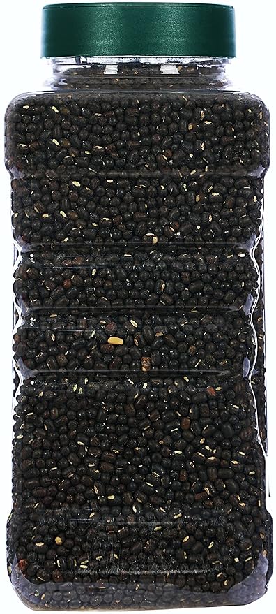 Rani Organic Urid/Urad Whole Black (Matpe Beans With Skin) Indian Lentils 32oz (2lbs) 908g PET Jar