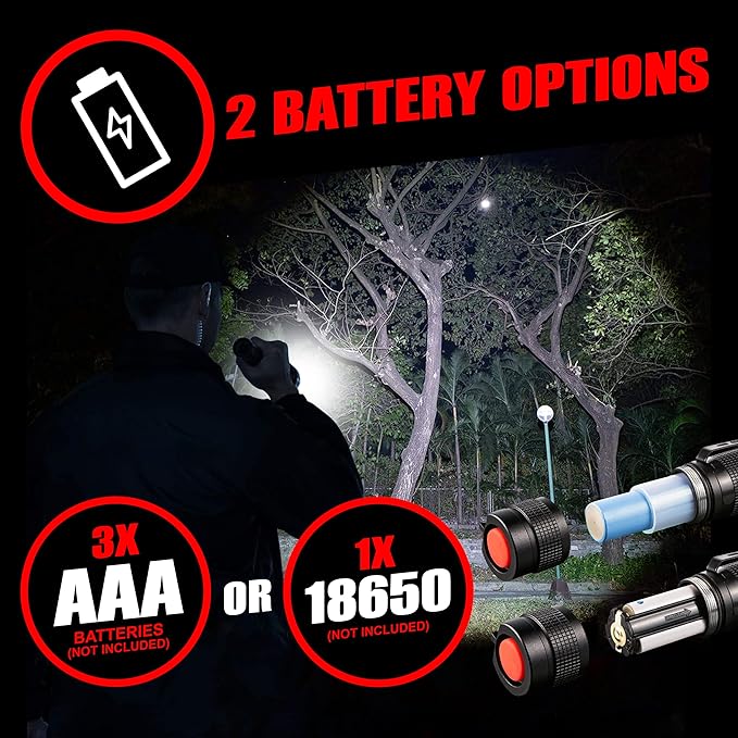GearLight LED Tactical Flashlights High Lumens - Mini Flashlights for EDC Carry - Compact Powerful