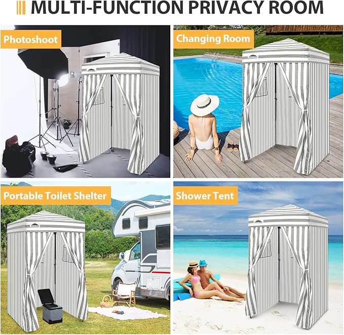 EAGLE PEAK Flex Ultra Compact 4x4 Pop-up Canopy, Sun Shelter, Changing Room, Portable Privacy